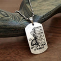 Engrave VKD008 - Quitting Is Not - Viking Dog Tag