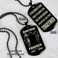 Call on me Brother - Brother Forever - Dragon ball Goku Vegeta - Soldier -Engraved Dog Tag Two Side