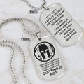 QT2 Dog Tag- Quitting Is Not- Dragon ball - Goku Vegeta- Soldier - Naruto - Engraved Dog Necklace All Style