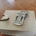 Call on me Brother - Brother Forever  - Soldier -Spartan - Biker - Viking -Engraved Dog Tag Two side All Style