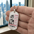 Dragon Ball - Quitting Is Not - Vegeta- Dragon Ball Dog Tag - Military Ball Chain - Luxury Dog Tag