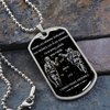 Soldier + Firefighter - Call On Me Brother - Galaxy - French - Luxury Dog Tag - Military Ball Chain