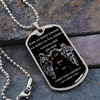 Soldier - Call On Me Brother - Galaxy - French - Luxury Dog Tag - Military Ball Chain