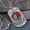 Samurai - Call On Me Brother 2 - English - Luxury Dog Tag - Military Ball Chain