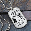 SD Call on me Brother Engraved Dog Tag 18K gold all style