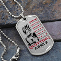 Dragon Ball - Quitting Is Not - Vegeta- Dragon Ball Dog Tag - Military Ball Chain - Luxury Dog Tag