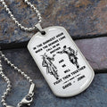 SD Call on me Brother Engraved Dog Tag 18K gold all style