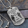 Soldier - Call On Me Brother - German - Luxury Dog Tag - Military Ball Chain