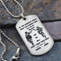 SD Call on me Brother Engraved Dog Tag 18K gold all style