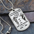 SD Call on me Brother Engraved Dog Tag 18K gold all style