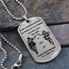 Soldier - Call On Me Brother - French - Luxury Dog Tag - Military Ball Chain