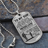 Soldier - Dad To Son - Never Lose - English - Luxury Dog Tag - Military Ball Chain