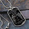 Soldier + Firefighter - Call On Me Brother - Galaxy - English - Luxury Dog Tag - Military Ball Chain