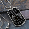 Soldier + Firefighter - Call On Me Brother - Galaxy - German - Luxury Dog Tag - Military Ball Chain