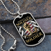 Soldier - Always A Soldier - Luxury Dog Tag - Military Ball Chain