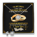 TM1- To My Wife Necklace CUSTOMIZABLE VALENTINE Gift