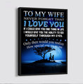 L4 LIGHTING FRAME CANVAS TO MY WIFE I LOVE YOU- DRAGON BALL - MUG CANVAS POSTER ALL STYLE