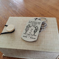 Call on me Brother - Brother Forever - Dragon ball Goku Vegeta - Soldier -Engraved Dog Tag Two Side