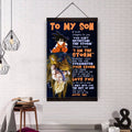 H1101 TO MY SON- I AM THE STORM - DRAGON BALL - GOKU - CANVAS POSTER