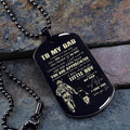 G2 - To My Dad - Son- Dog Tag - Dragon Ball - Viking - Father's day