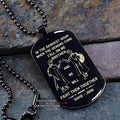 Call on me Brother - Brother Forever  - Soldier -Spartan - Biker - Viking -Engraved Dog Tag Two side All Style