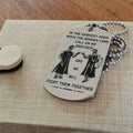 Call on me Brother- Samurai- Soldier - Engraved Dog Tag All Style