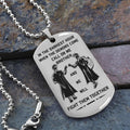 Call on me Brother - Brother Forever  - Soldier -Spartan - Biker - Viking -Engraved Dog Tag Two side All Style