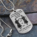 Call on me Brother- Samurai- Soldier - Engraved Dog Tag All Style