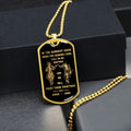 Br9 Call on me Brother - Dragon ball Goku Vegeta - Soldier - Engraved Dog Tag 18K gold all style