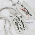 Call on me Brother - Brother Forever  - Soldier -Spartan - Biker - Viking -Engraved Dog Tag Two side All Style